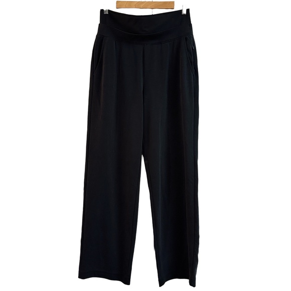 Athleta Pants - Athleta‎ Womens Black High Rise Wide Leg Lounge Yoga Pants Size Medium